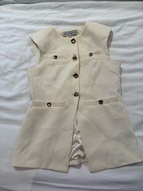 Endless Rose Vest with Gold Buttons
